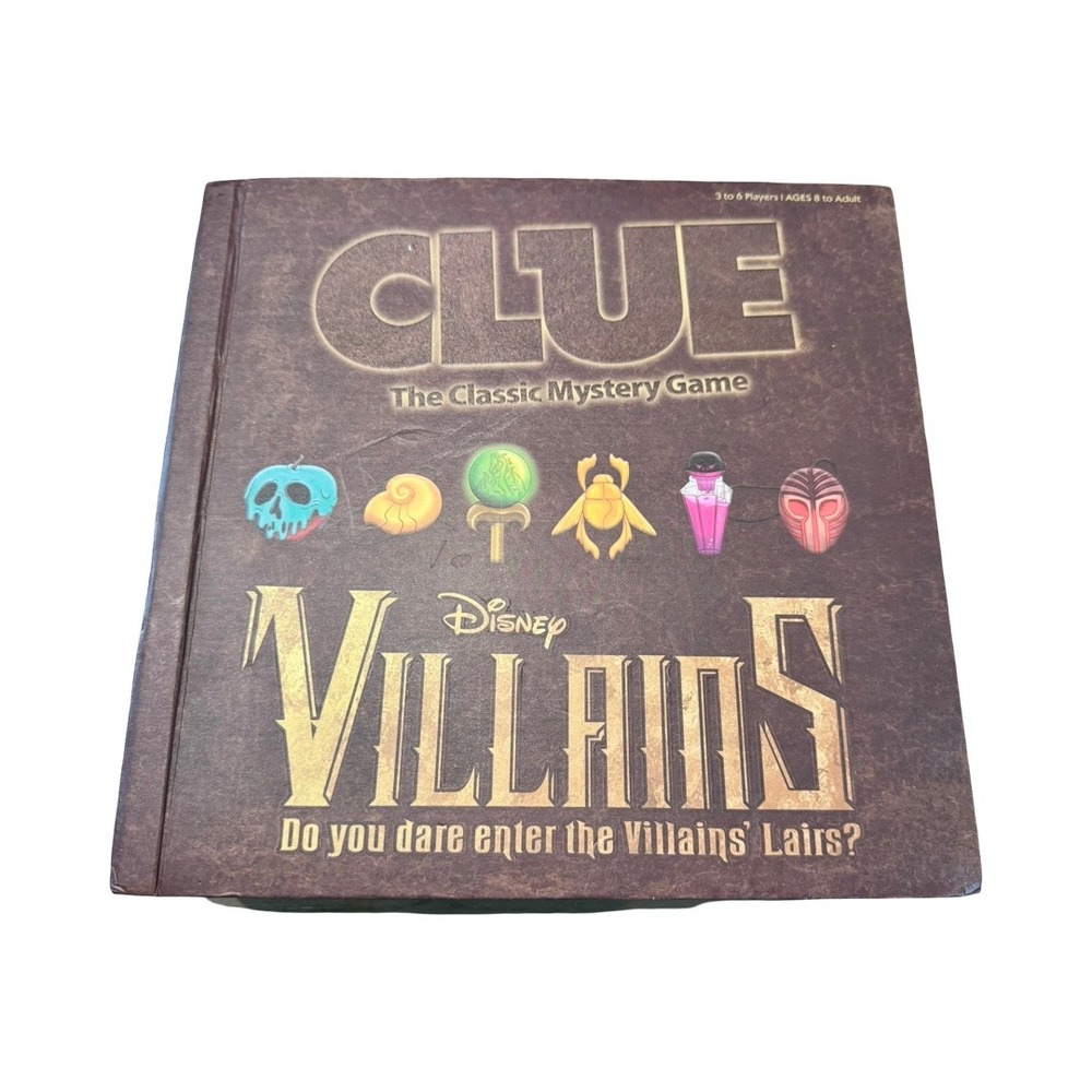 Disney Villains Clue Board Game Hasbro Classic Mystery Collector Edition 2020